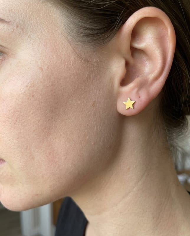 Boucles d'oreilles étoiles