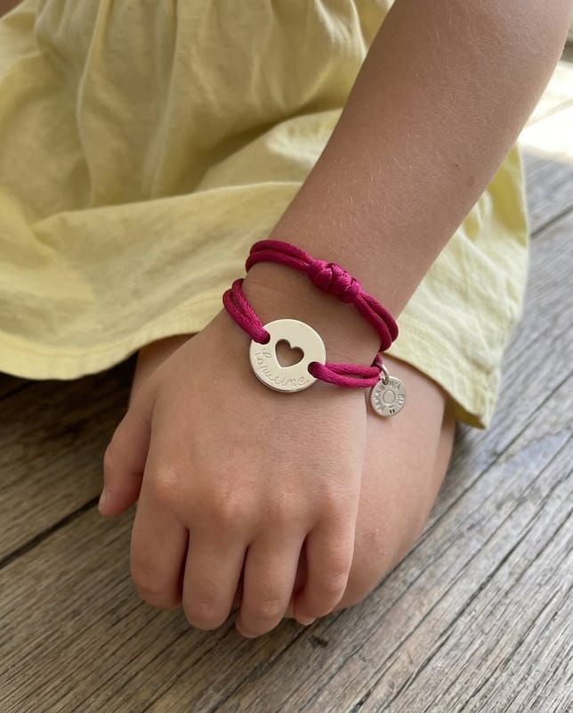 Bracelet cible cœur 14mm