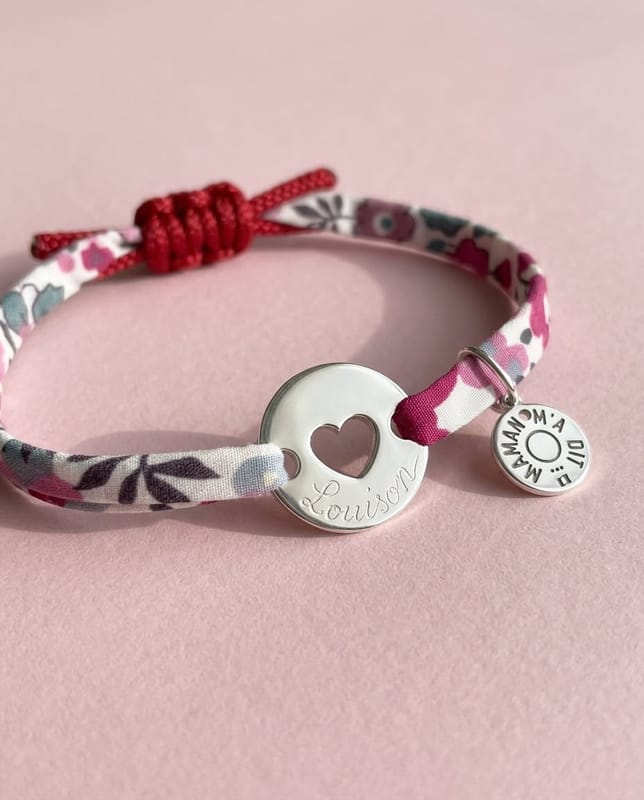 Bracelet Liberty cœur 14 mm