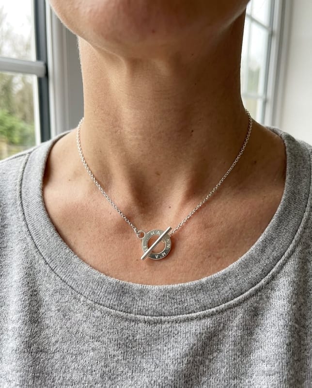 Collier fermoir maman m'a dit