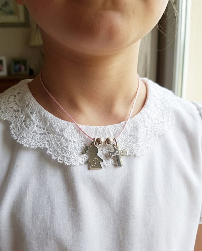 Collier croix communion